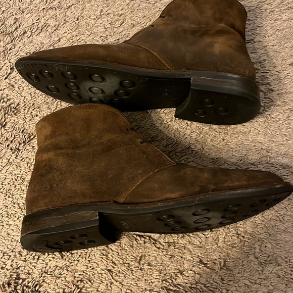 Men’s sueded boot, Handmade, lightly used, comes without laces. - Picture 3 of 3